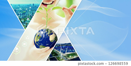 A collage of various environmental images 126698559