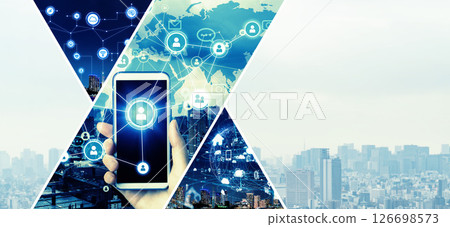 Collage of various technology images Collage of various technology images 126698573
