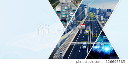 Collage of various transportation technology images Collage of various transportation technology images 126698585