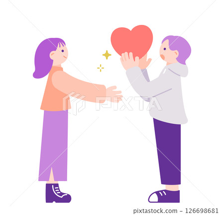 女人向她喜歡的男人表白自己的感情 126698681