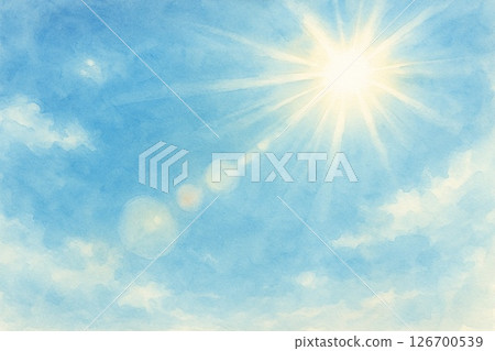 Blue sky image 126700539