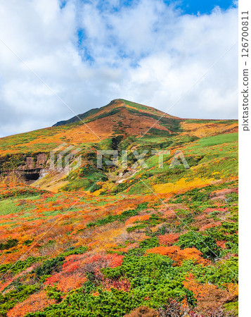 秋季攀登栗駒山（從東栗駒山眺望栗駒山） 126700811