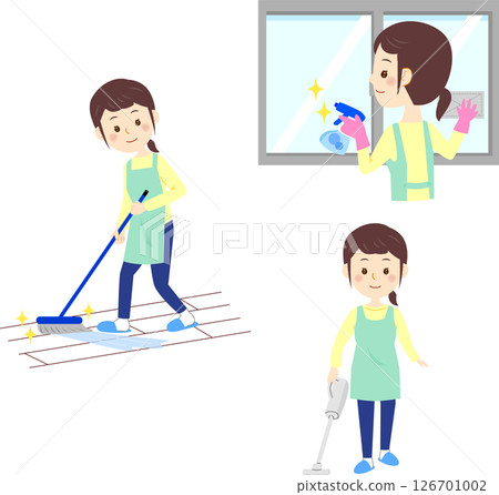 人物清潔套裝 人物清潔套裝 126701002