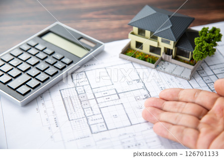房屋藍圖、計算機與房屋 房屋藍圖、計算機與房屋 126701133