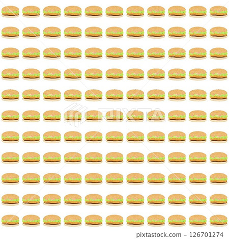 Hamburger wallpaper illustration 126701274
