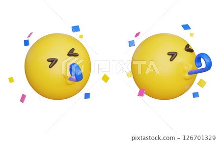 celebration Party Emoji 3D Icon 126701329