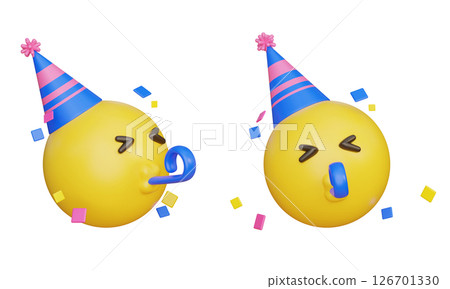 celebration Party Emoji 3D Icon 126701330