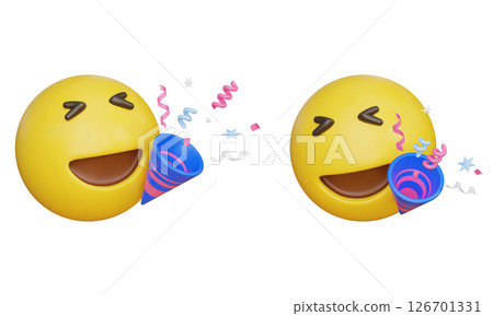 celebration Party Emoji 3D Icon 126701331