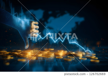 Economic image with charts 126702669