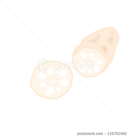 簡單的蓮藕蔬菜食品 126702982