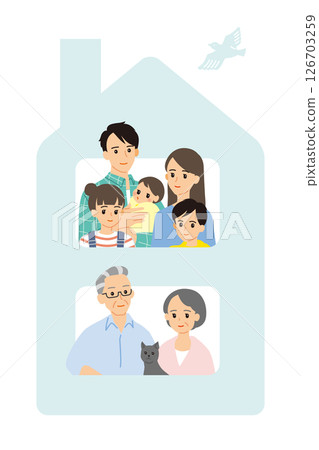 A two-family home for three generations 126703259