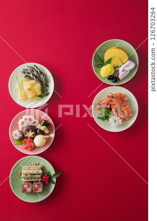 New Year dishes  126703264