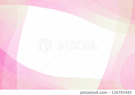 斑駁的方形背景框粉紅色 126703485