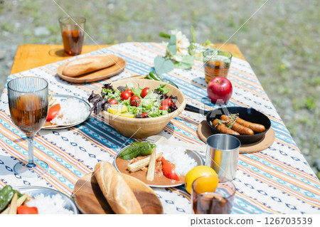 露營食物圖片 露營食物圖片 126703539