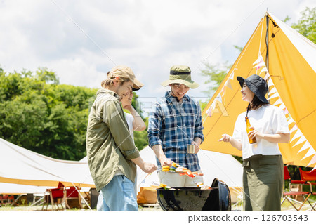 Camping barbecue 126703543