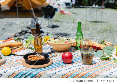 Camping meal 126703584