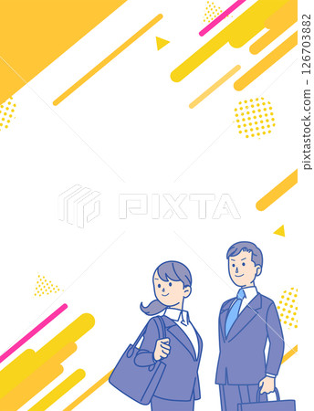 Illustration of a man in a suit 126703882