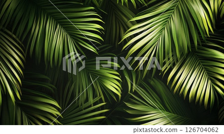 Palm leaf background Palm leaf background 126704062