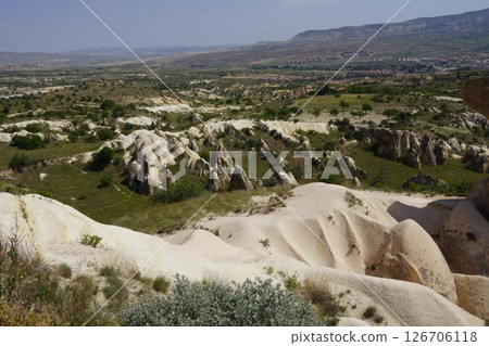 從土耳其卡帕多西亞的 Esentepe 觀景台欣賞 從土耳其卡帕多西亞的 Esentepe 觀景台欣賞 126706118