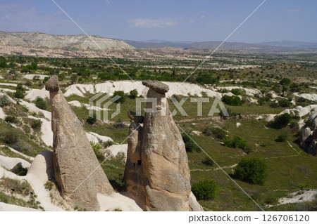 Three Sisters rocks in Cappadocia, Türkiye 126706120