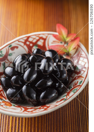 新年美食和黑豆 126706890