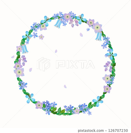 Flower frame 126707230