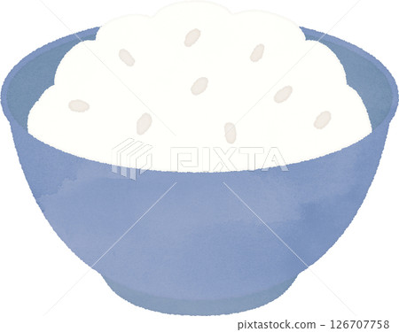 煮熟的米飯 煮熟的米飯 126707758