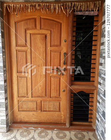 Wooden Main Door and Window 126707777