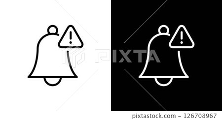 Bell line icon Bell line icon 126708967