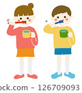 孩子們刷牙 126709093