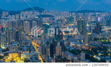 May 22 2025 Stunning Aerial View of a Vibrant Urban Cityscape at Dusk May 22 2025 Stunning Aerial View of a Vibrant Urban Cityscape at Dusk 126709450