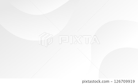 abstract curve lines on white background 126709919