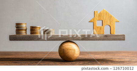Symbolic balance between housing and finance 126710012