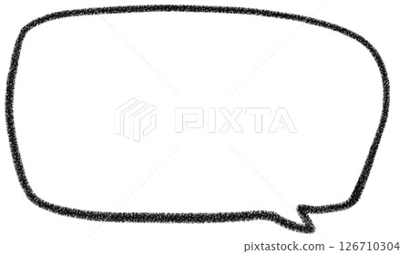 一個簡單的手寫方形氣泡 126710304