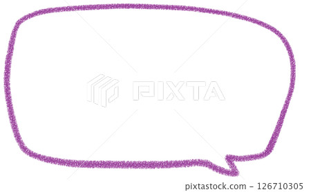一個簡單的手寫方形氣泡 一個簡單的手寫方形氣泡 126710305