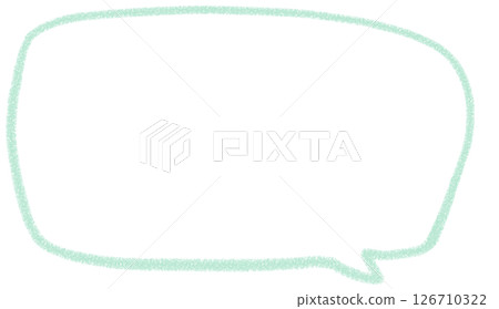 一個簡單的手寫方形氣泡 126710322