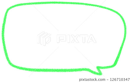 一個簡單的手寫方形氣泡 一個簡單的手寫方形氣泡 126710347