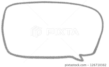 一個簡單的手寫方形氣泡 126710382