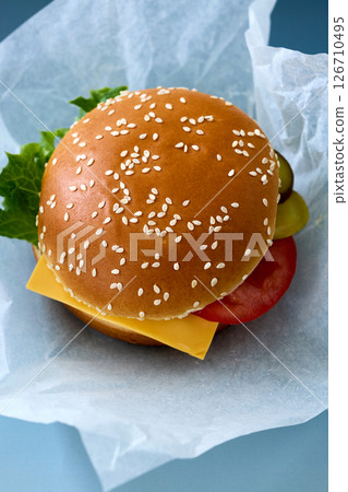 fresh tasty burger 126710495