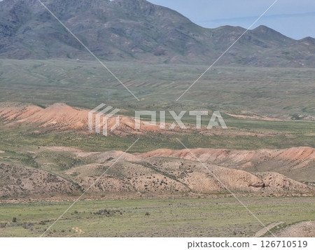 Beautiful Landscape Of The Mountains In The Desert Beautiful Landscape Of The Mountains In The Desert 126710519