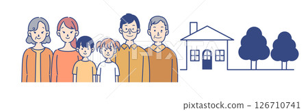 Family illustrations 126710741