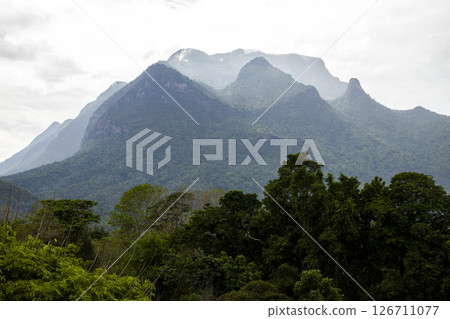 Doi Luang Chiang Dao Chiang Mai Thailand. beautiful sun rise Doi Luang Chiang Dao Chiang Mai Thailand. beautiful sun rise 126711077