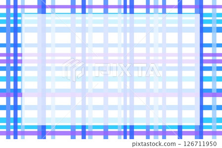 Frame Lattice pattern Blue White 126711950