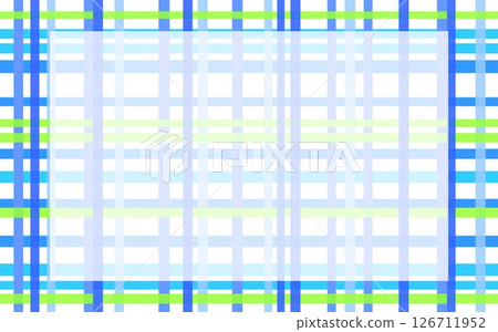 Frame Lattice pattern Blue White 126711952