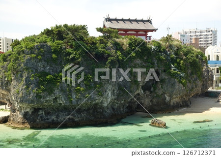 Naminoue Shrine stands on the cliff Naminoue Shrine stands on the cliff 126712371