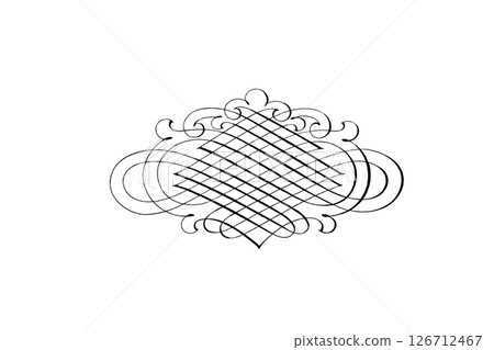 Classic calligraphy pattern Classic calligraphy pattern 126712467