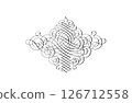 經典書法圖案 126712558