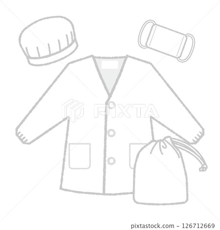 School lunch apron School lunch apron 126712669