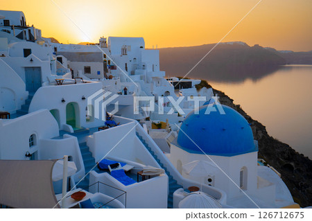 Oia, traditional greek village Oia, traditional greek village 126712675