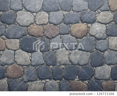 European cobblestone texture European cobblestone texture 126713166